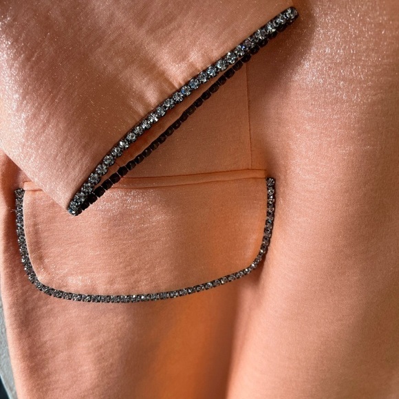 Solini New York Women’s Vintage Blazer with Rhinstone Trim Size 10 - Picture 5 of 11